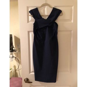 Port 1961 Navy Blue Dress (Size 6)